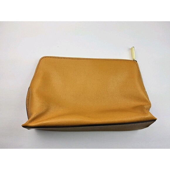 Coach Leather Zipper Cosmetic Makeup Bag Pouch Clutch Purse - Picture 3 of 7